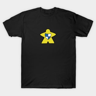 Yellow Meeple + Shield T-Shirt